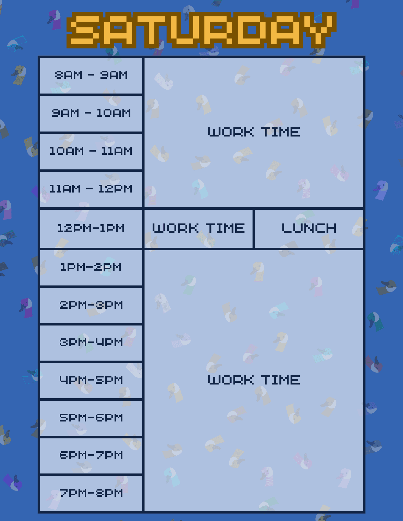 Day 2 Schedule