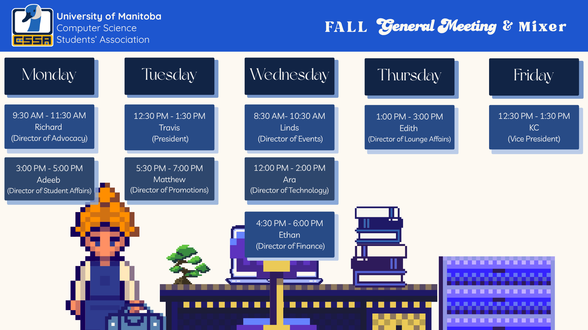 Office Hours Schedule